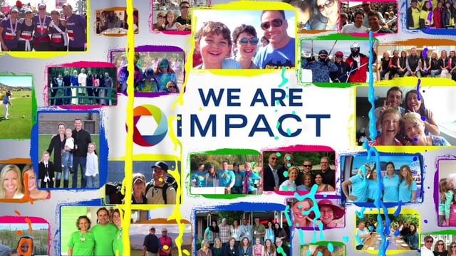 We are Impact with Pictures of People as Background